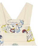 Timberland Salopette Tinta Unita con Stampe per Neonato T60394 PANNA TIMBERLAND 