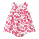 Mayoral Abito Giromanica Tinta Unita con Stampa In Contrasto E Culotte per Neonata 1865 BIANCO MAYORAL 