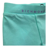 John Richmond Leggins Tinta Unita con Logo per Neonata RIP26086LE VERDE ACQUA JOHN RICHMOND 