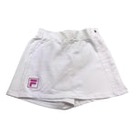 Fila Short Tinta Unita con Elastico In Vita per Bambina FAT0214 BIANCO FILA 