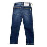 Dondup Jeans Tinta Unita con Girovita Regolabile per Neonata DFPA021 BLU DONDUP 