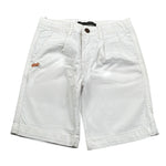 Daniele Alessandrini Bermuda tinta unita con Girovita Regolabile Bianco per Bambino 1236P1156 BIANCO DANIELE ALESSANDRINI 