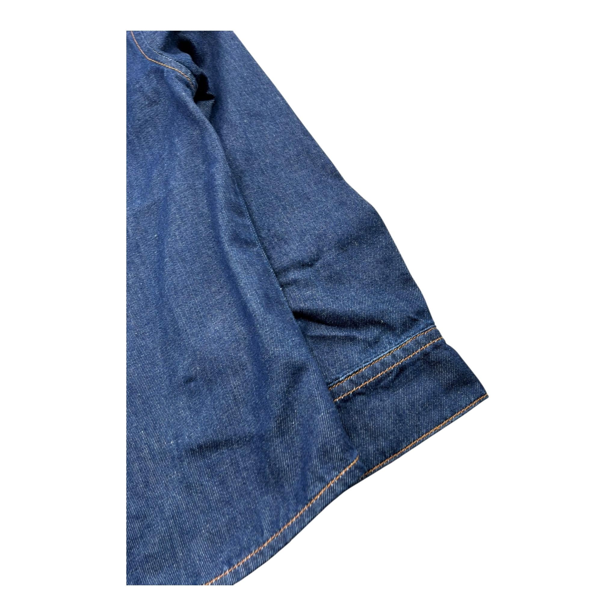 Trussardi Camicia In Denim Tinta Unita con Bottoni per Bambino TBP26105CA BLU TRUSSARDI 