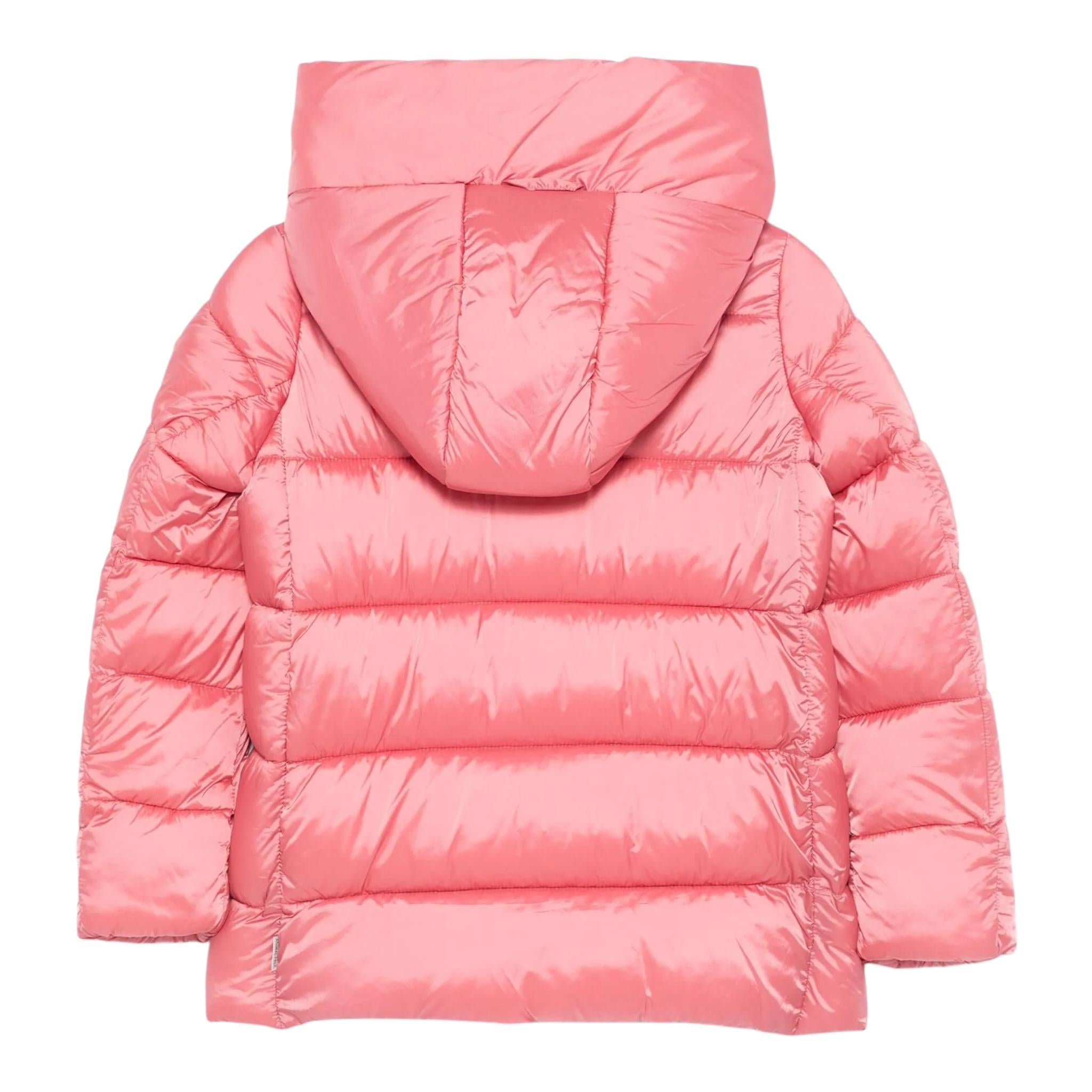 SAVE THE DUCK giubbino tinta unita con cappuccio Rosa per Neonata J45650G ROSA SAVE THE DUCK 