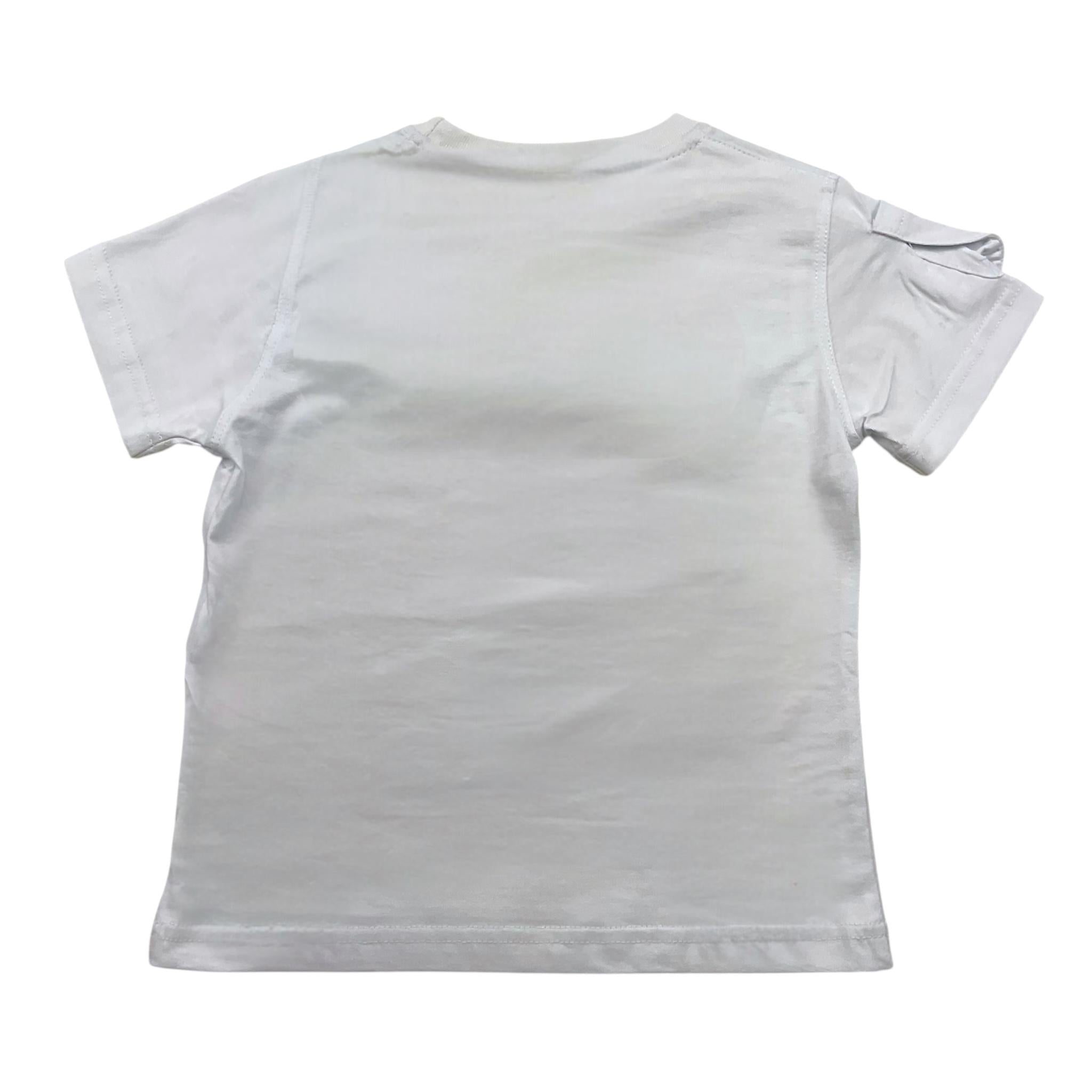 I'M BRIAN t-shirt girocollo tinta unita con taschino Bianco per Neonato TS3140J BIANCO I'M BRIAN 