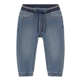 Mayoral Jeans Tinta Unita con Elastico In Vita per Neonato 1583X AZZURRO MAYORAL 