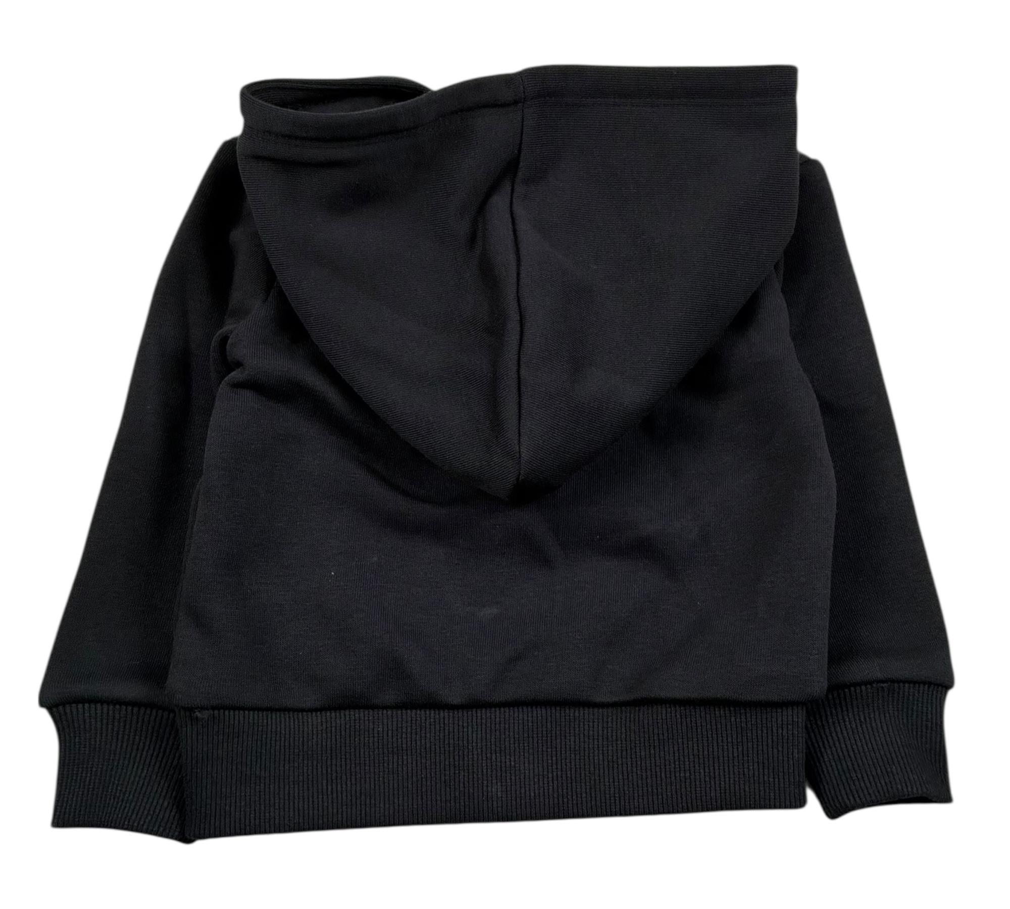 John Richmond Felpa con Zip E Cappuccio Tinta Unita per Neonato RIP26027FE NERO JOHN RICHMOND 