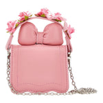 Monnalisa Mini Borsa Tinta Unita con Applicazioni per Bambina 39E003 ROSA MONNALISA 