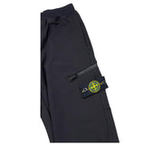 STONE ISLAND pantalone tinta unita con elastic in vita Nero per Bambino 791660544 NERO STONE ISLAND 