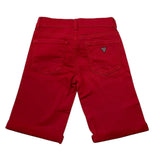 Guess Bermuda Tinta Unita con Girovita Regolabile per Bambino N1RD03WE620 ROSSO GUESS 