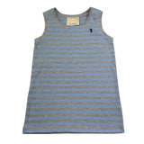 Trussardi Canotta Girocollo Fantasia A Righe per Bambino TGP26041CN AZZURRO TRUSSARDI 