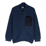 ASPESI maglia tinta unita con zip e taschino Blu per Bambino F24008GFEM910 BLU ASPESI 