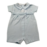 Babidu Pagliaccetto Mezza Manica Tinta Unita per Neonato 13371 AZZURRO BABIDU 