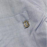 Dondup Camicia Tinta Unita con Manica Lunga per Bambino DMCA003 AZZURRO DONDUP 