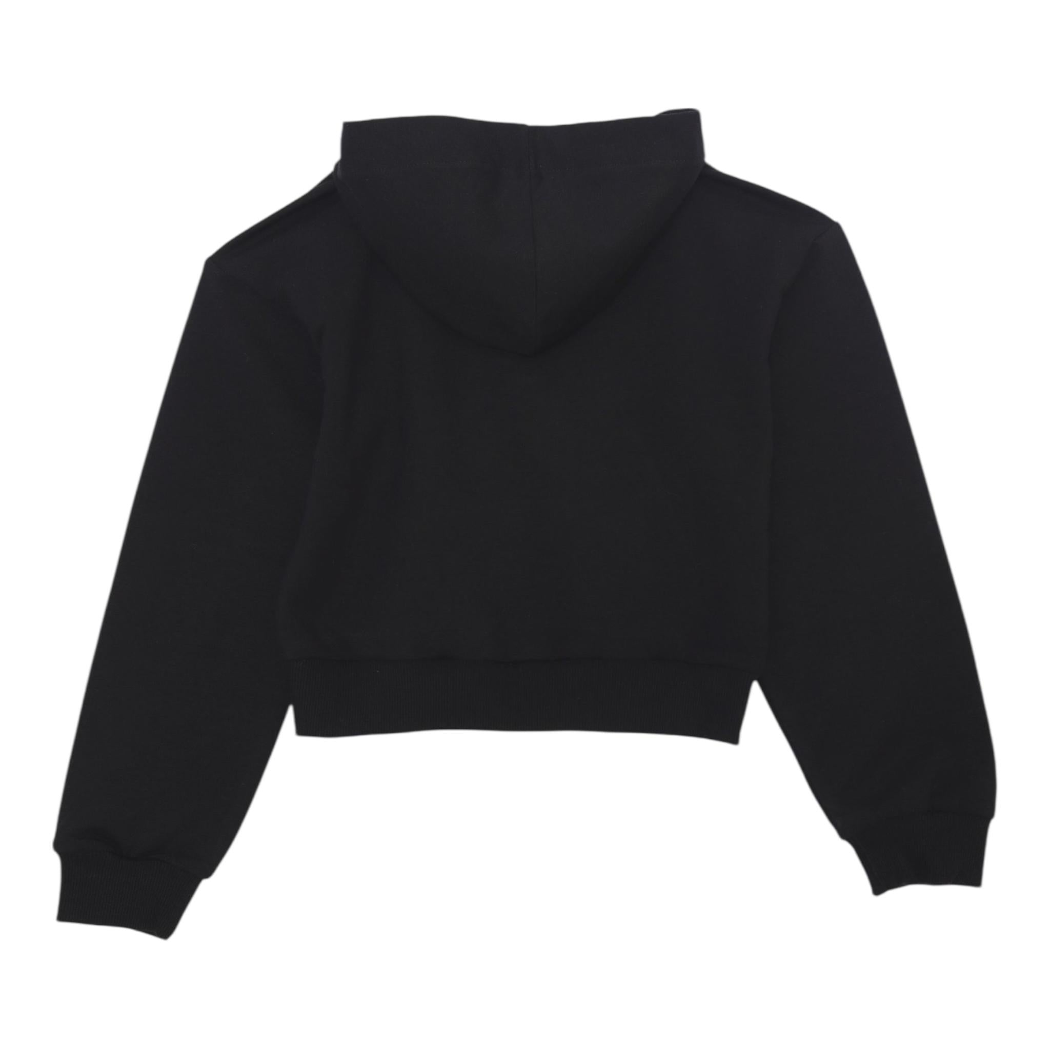 GAELLE felpa tinta unita con cappuccio e brillantini Nero per Bambina 2741FY00347 NERO GAELLE 