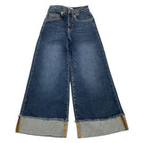 ICEBERG jeans tinta unita modello palazzo Blu per Bambina PTICE5353J BLU ICEBERG 