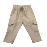 Jeckerson Pantalone Tinta Unita Ocon Elastico In Vita per Neonato JN4054 BEIGE JECKERSON 