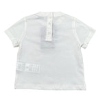Etro T-Shirt Girocollo Tinta Unita con Stampa per Neonata GU8011X BIANCO ETRO 