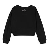 JOHN RICHMOND felpa tinta unita girocollo con stampa Nero per Neonata RGA24053FEXXX NERO JOHN RICHMOND 