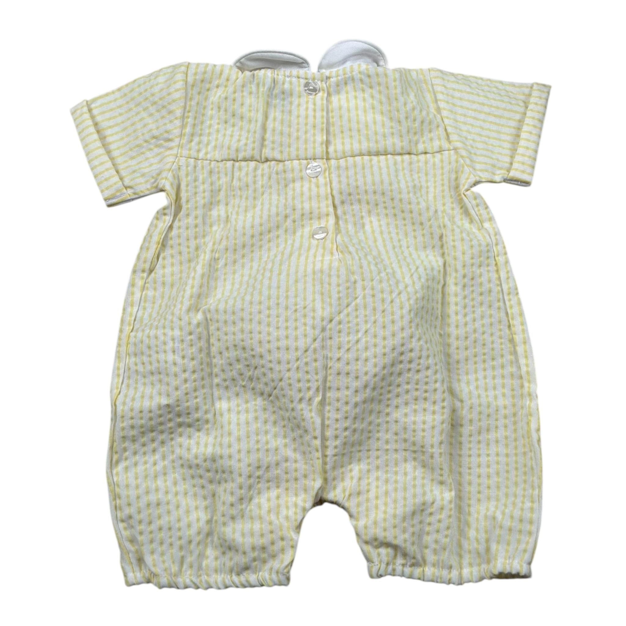 Coccode Pagliaccetto Fantasia A Righe Bicolore per Neonato C55147 BIANCO/GIALLO COCCODE 