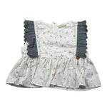 Wedoble Camicia Giromanica Tinta Unita con Stampe per Neonata V2504720E BIANCO WEDOBLE 