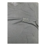Dan John T-Shirt Girocollo Tinta Unita Con Stampa Logo Nero Per Bambino
