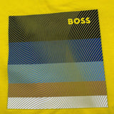 Boss T-Shirt Girocollo Tinta Unita con Stampa per Neonato J05912 GIALLO BOSS 