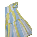 Juliana Abito Tricolore con Fantasia A Righe Giallo per Neonata 25128 GIALLO JULIANA 