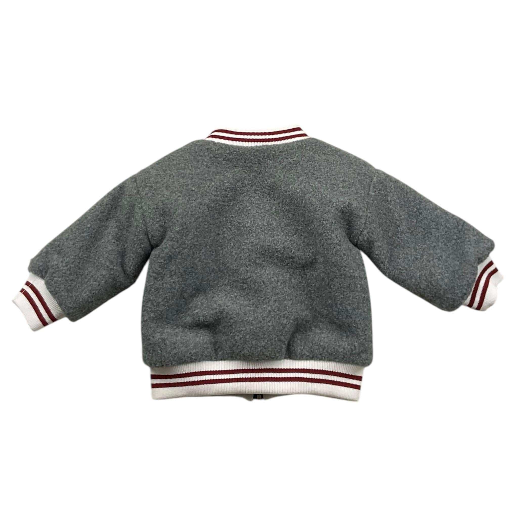 LE BEBE' giubbino modello college tinta unita Grigio per Neonato LBG6091 GRIGIO LE BEBE' 