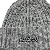 SAINT BARTH cappello tinta unita con logo Grigio per Bambino WENGEN GRIGIO SAINT BARTH 