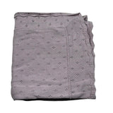 Wedoble Coperta Tinta Unita con Ricami per Neonata V2505306A LILLA WEDOBLE 