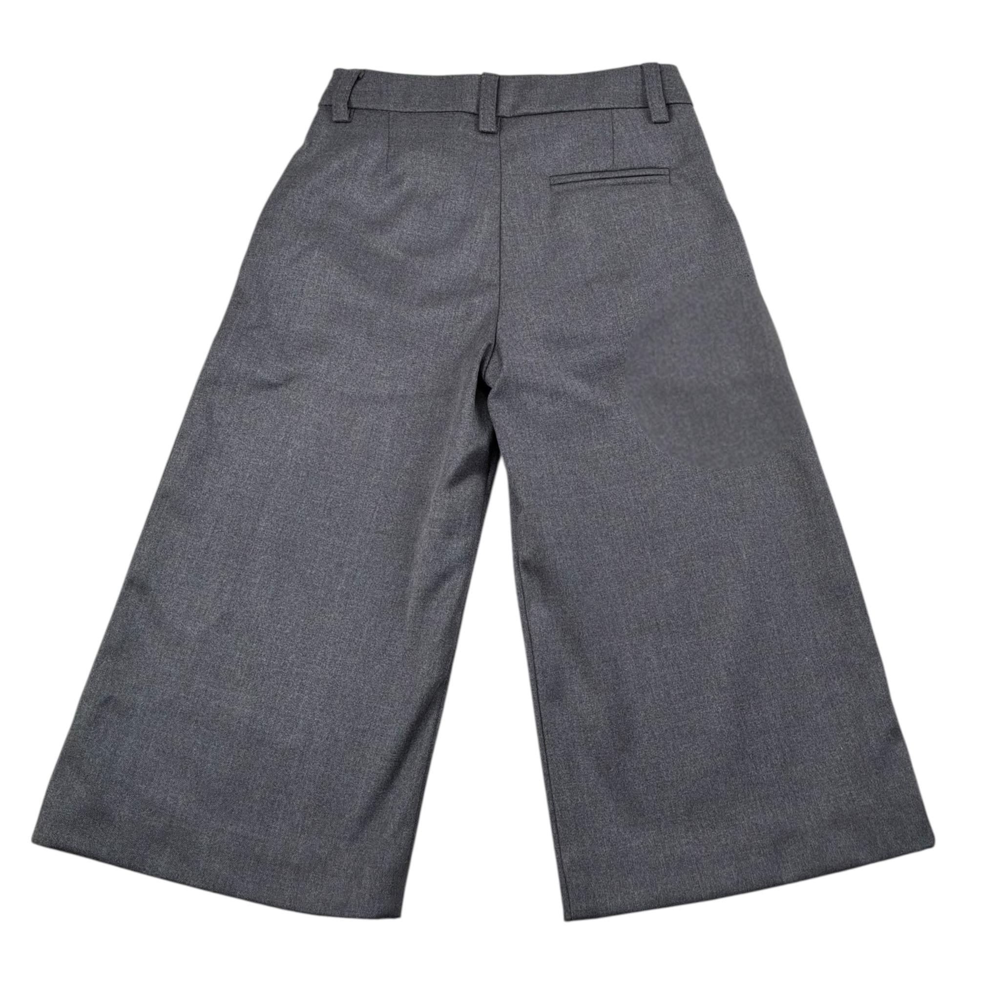 Vicolo Pantalone Tinta Unita Modello Palazzo per Neonata 3141P1230 GRIGIO VICOLO 