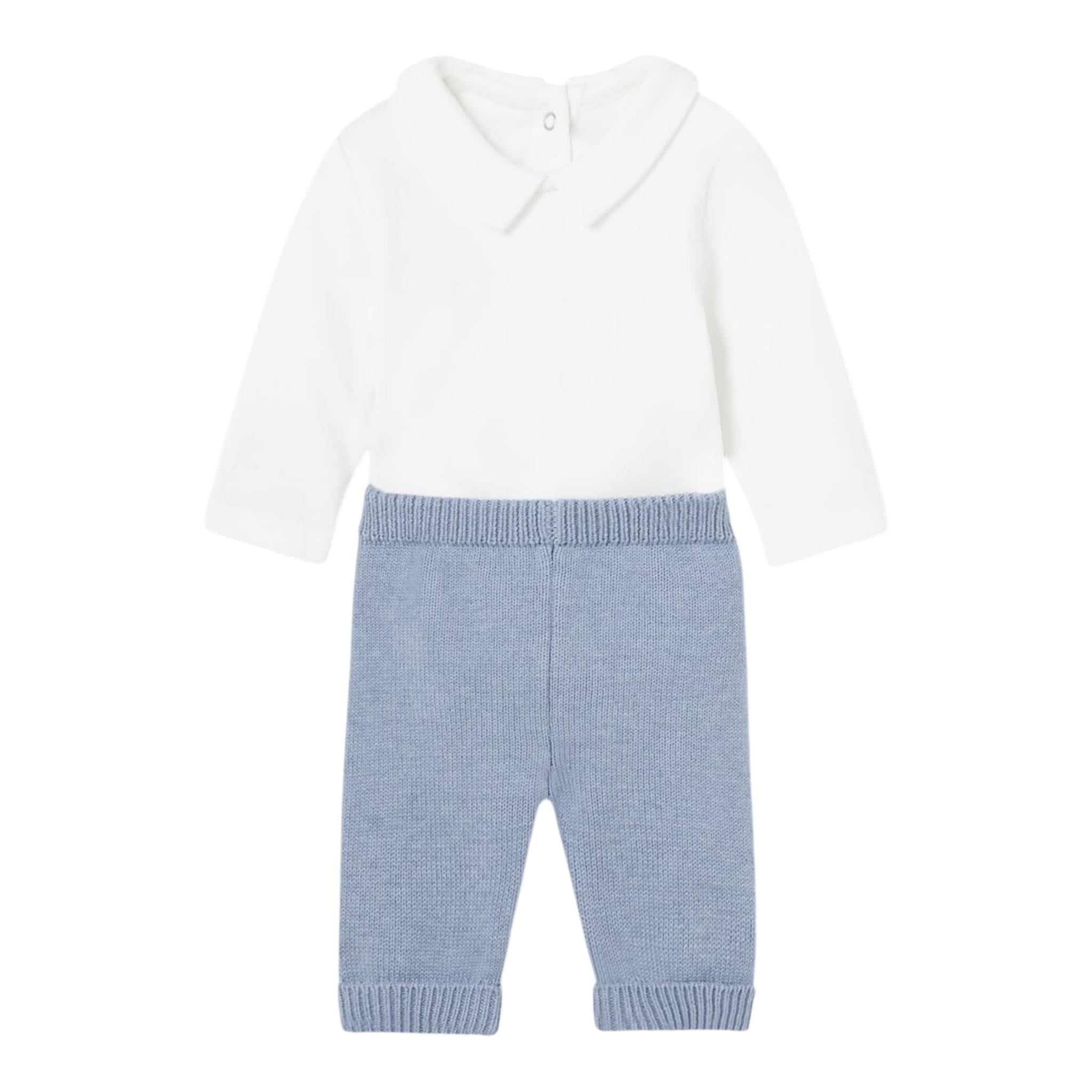 MAYORAL completo 3pz body-cardigan-pantalone Azzurro per Neonato 2516 AZZURRO MAYORAL 