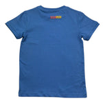 Trussardi T-Shirt Girocollo Tinta Unita con Stampa per Bambino TBP26096TS BLU TRUSSARDI 