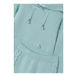 MAYORAL completo 2 pezzi felpa-pantalone tinta unita Verde acqua per Neonata 4552X VERDE ACQUA MAYORAL 
