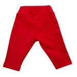 EMC leggins tinta unita con bottoni Rosso per Neonata BZ7093 ROSSO EMC 
