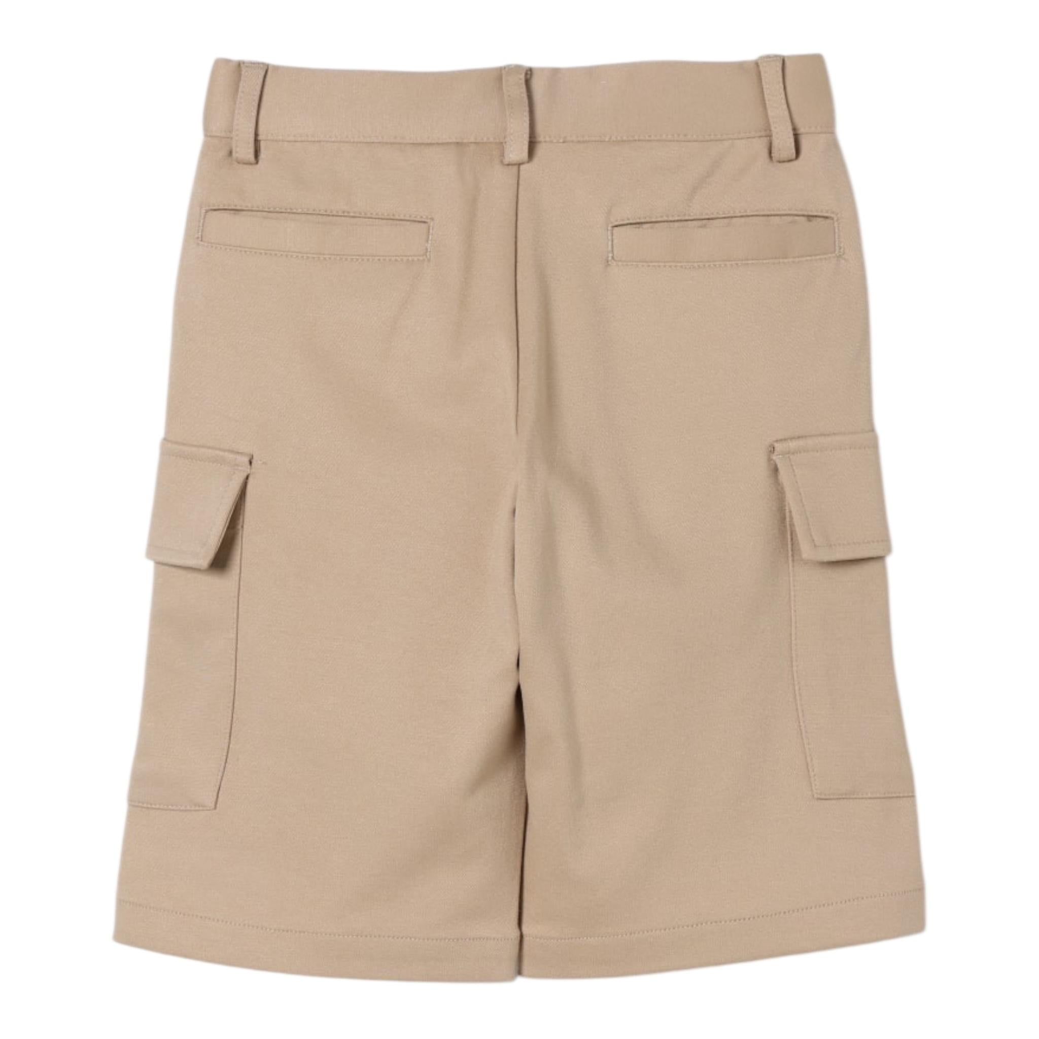Boss Bermuda Tinta Unita con Girovita Regolabile per Bambino J51996 BEIGE BOSS 