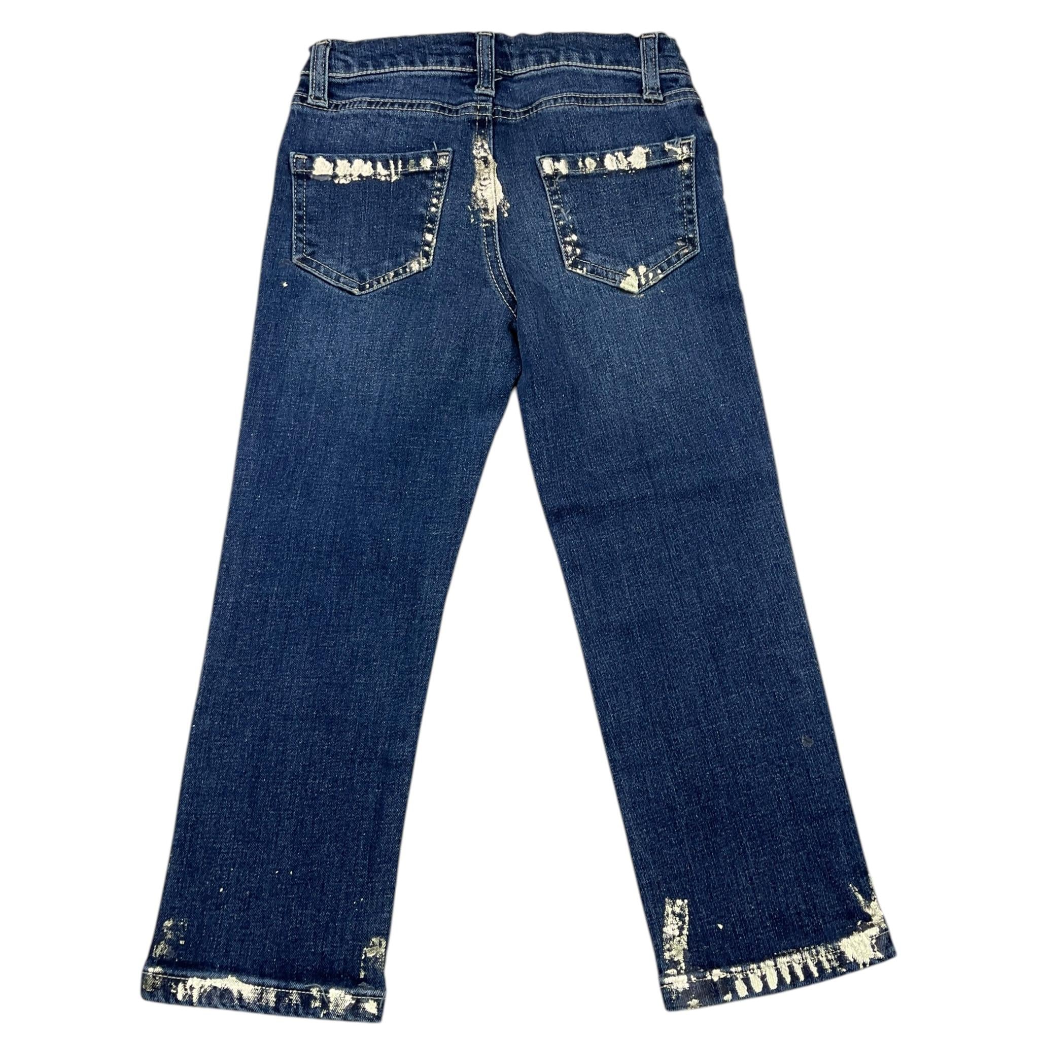 U+è BY MISS GRANT jeans tinta unita con girovita regolabile Blu per Neonata UE1461N BLU U+è BY MISS GRANT 