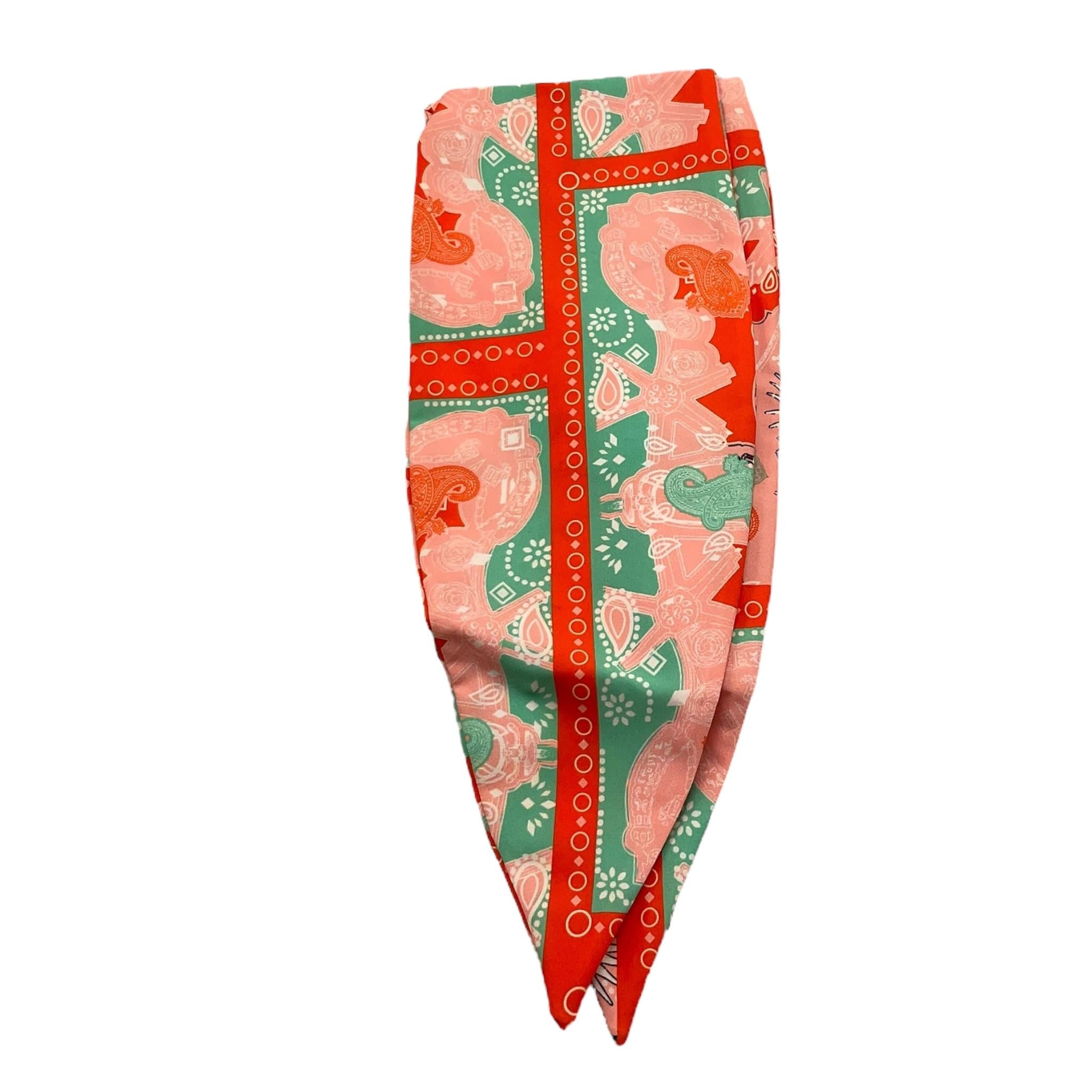 F**K Fascia Capelli Stampa Fantasia per Bambina FJ23A025U ARANCIONE F**K 