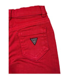 Guess Bermuda Tinta Unita con Girovita Regolabile per Neonato N1RD03WE620X ROSSO GUESS 