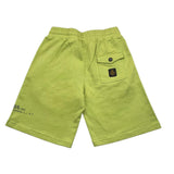 Refrigiwear Bermuda In Tuta Tinta Unita Con Stampa Verde Per Bambino