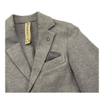 NUPKEET giacca tinta unita con bottoni in contrasto Grigio per Bambino 34NK560 GRIGIO NUPKEET 