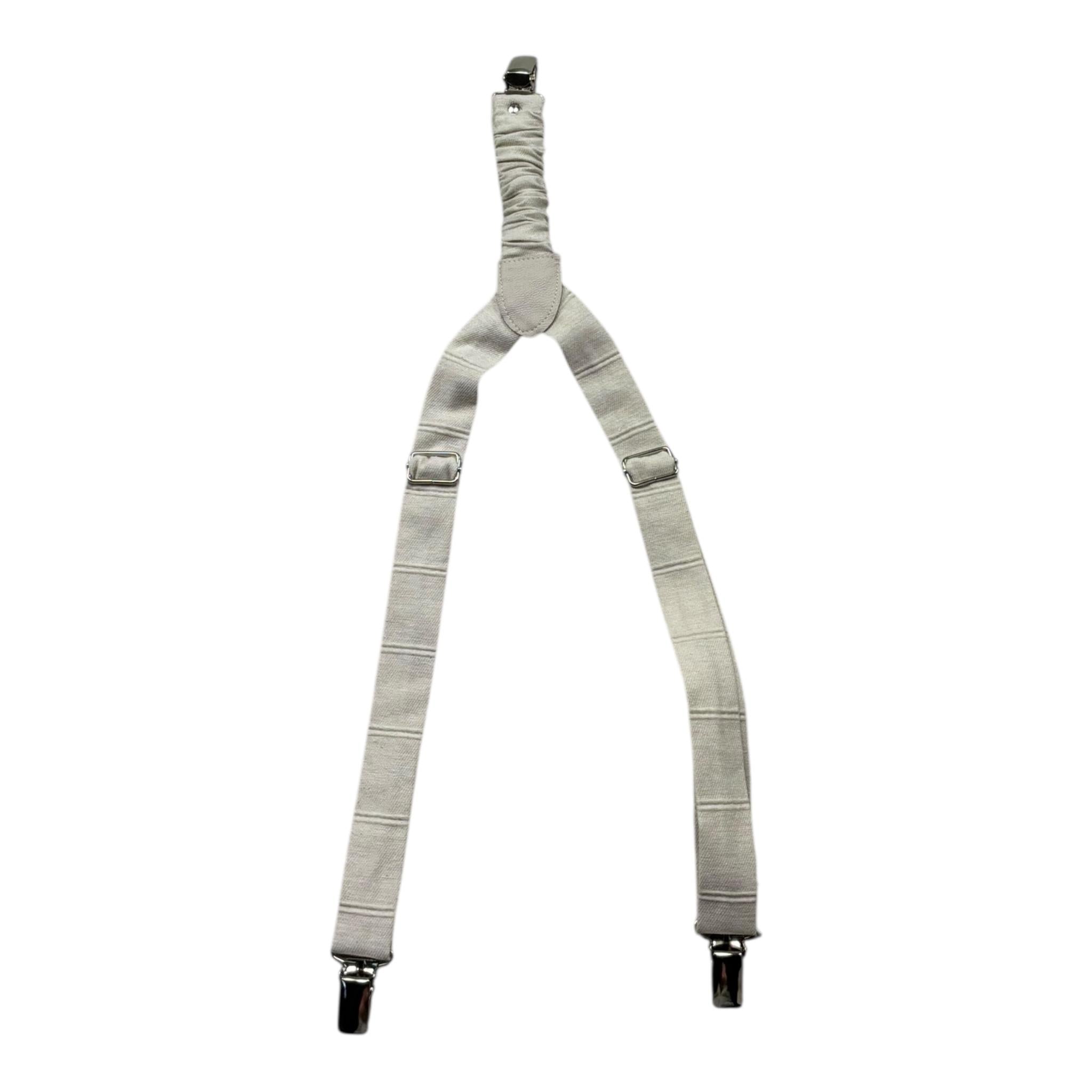 Le Bebe' Bretelle Tinta Unita con Fantasia A Righe per Neonato LBB5402 BEIGE LE BEBE' 