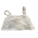 Vicolo Top Tinta Unita con Paillettes per Neonata 3146M00104 BIANCO VICOLO 