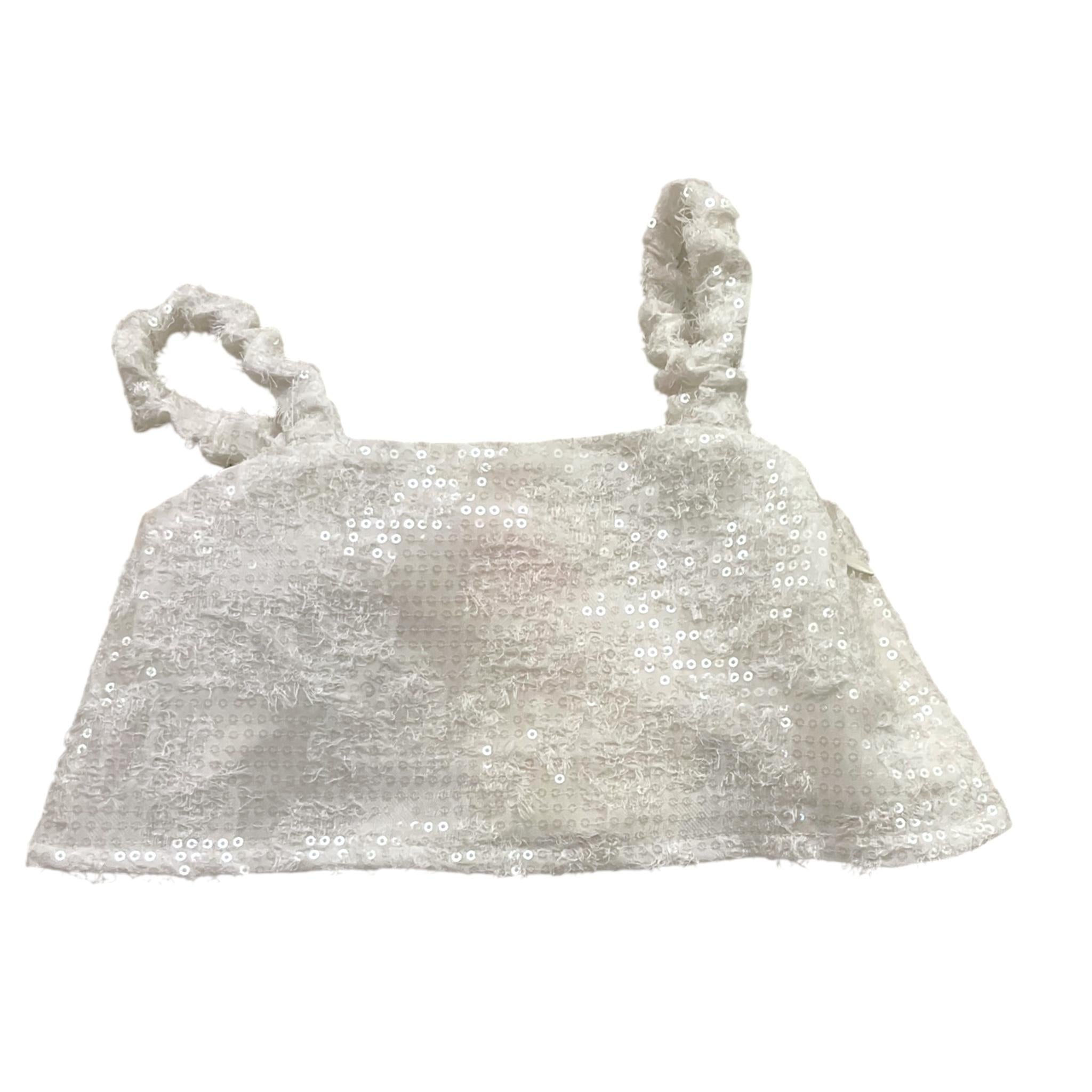 Vicolo Top Tinta Unita con Paillettes per Neonata 3146M00104 BIANCO VICOLO 