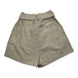 Aspesi Short Fantasia A Righe Con Cinturino Grigio Per Bambina