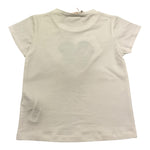 Liu Jo T-Shirt Tinta Unita Girocollo con Stampa per Bambina KA5039XX BIANCO LIU JO 
