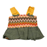 La Stupenderia Top Giromanica Stampa Fantasia per Bambina TJTP92X MULTICOLOR LA STUPENDERIA 