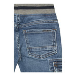 Guess Jeans Tinta Unita con Tasconi per Bambino N5RA02D4GV0 AZZURRO GUESS 