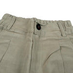 Never Too Pantalone tinta unita con Elastico In Vita Beige per Bambino NT1232PTB BEIGE NEVER TOO 